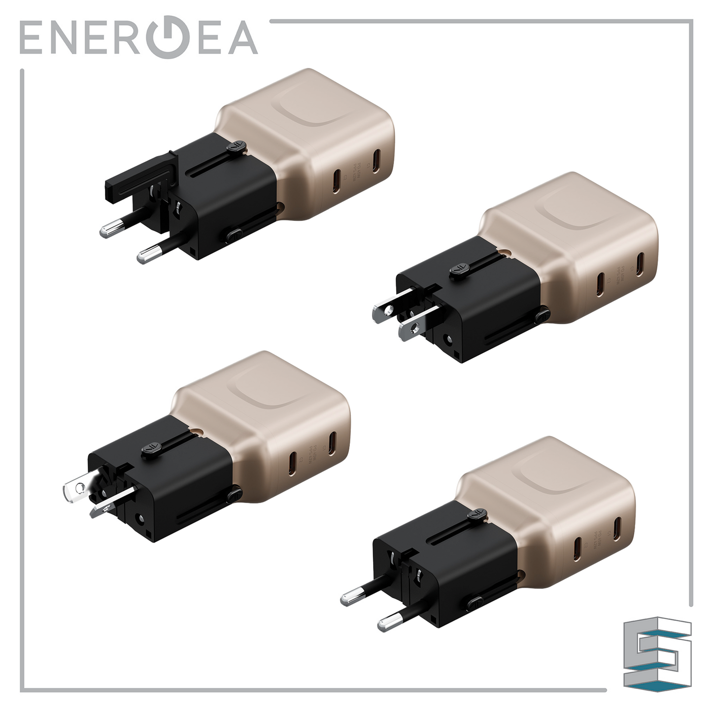 Wall Charger - ENERGEA TravelGo Adapter 45 Global Synergy Concepts