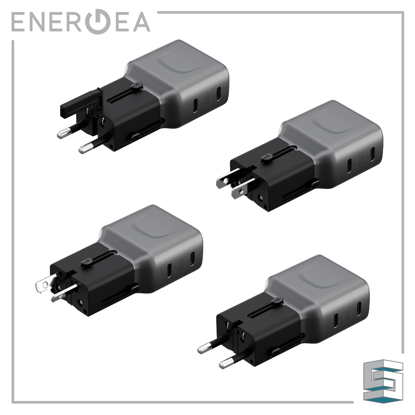 Wall Charger - ENERGEA TravelGo Adapter 45 Global Synergy Concepts