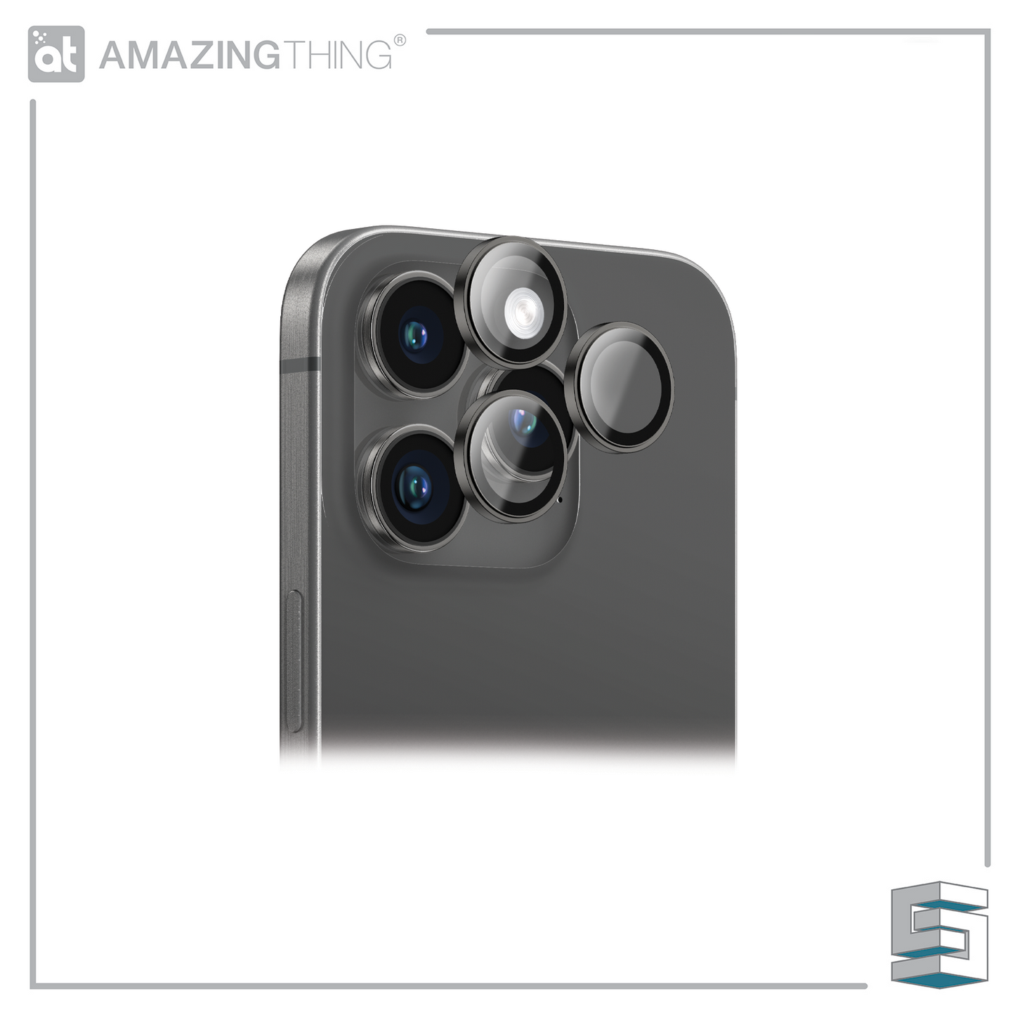 Tempered Glass for Apple iPhone 16 series β AMAZINGTHING AR Aluminium Lens Glass Global Synergy Concepts