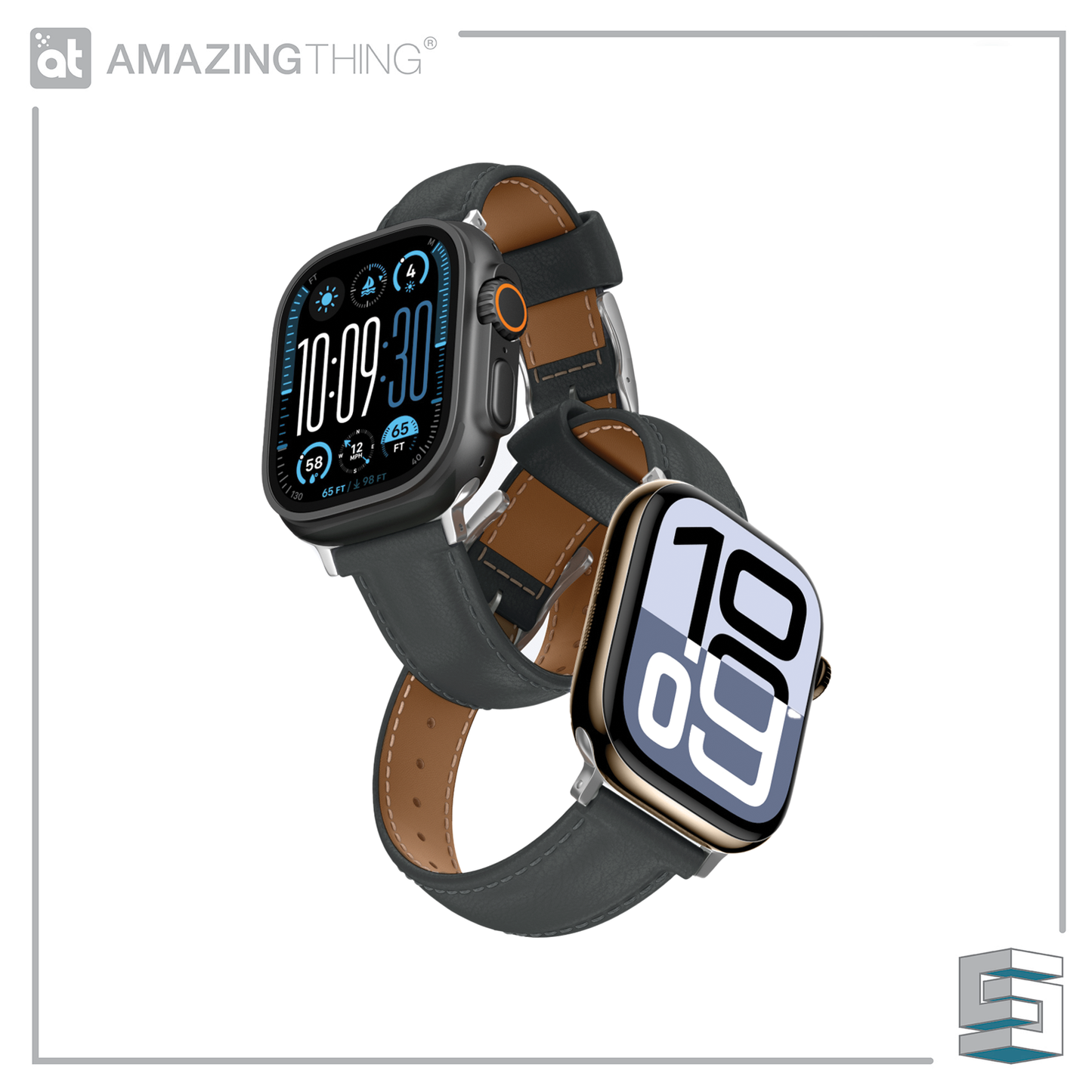 Apple Watch Strap - AMAZINGTHING Glamour Class Watch Band (49/46/45mm) Global Synergy Concepts