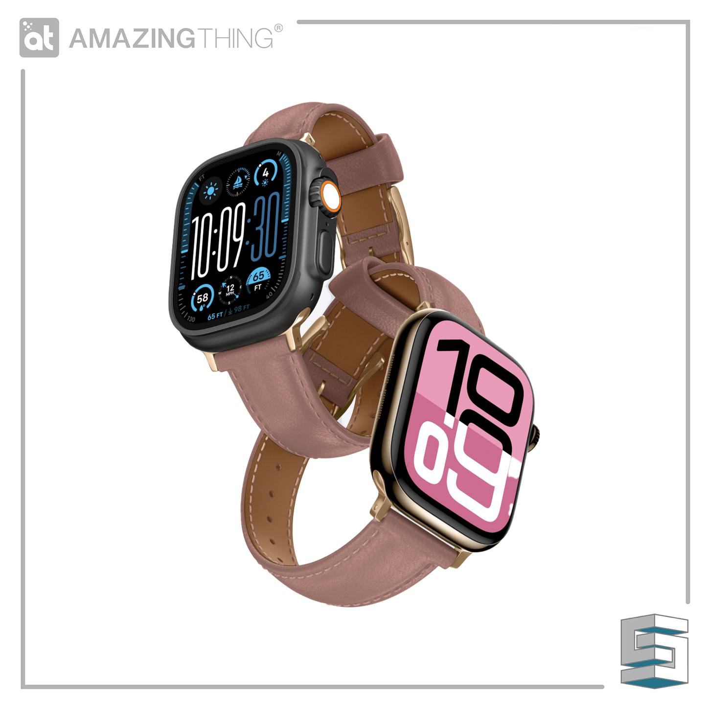 Apple Watch Strap - AMAZINGTHING Glamour Class Watch Band (49/46/45mm) Global Synergy Concepts