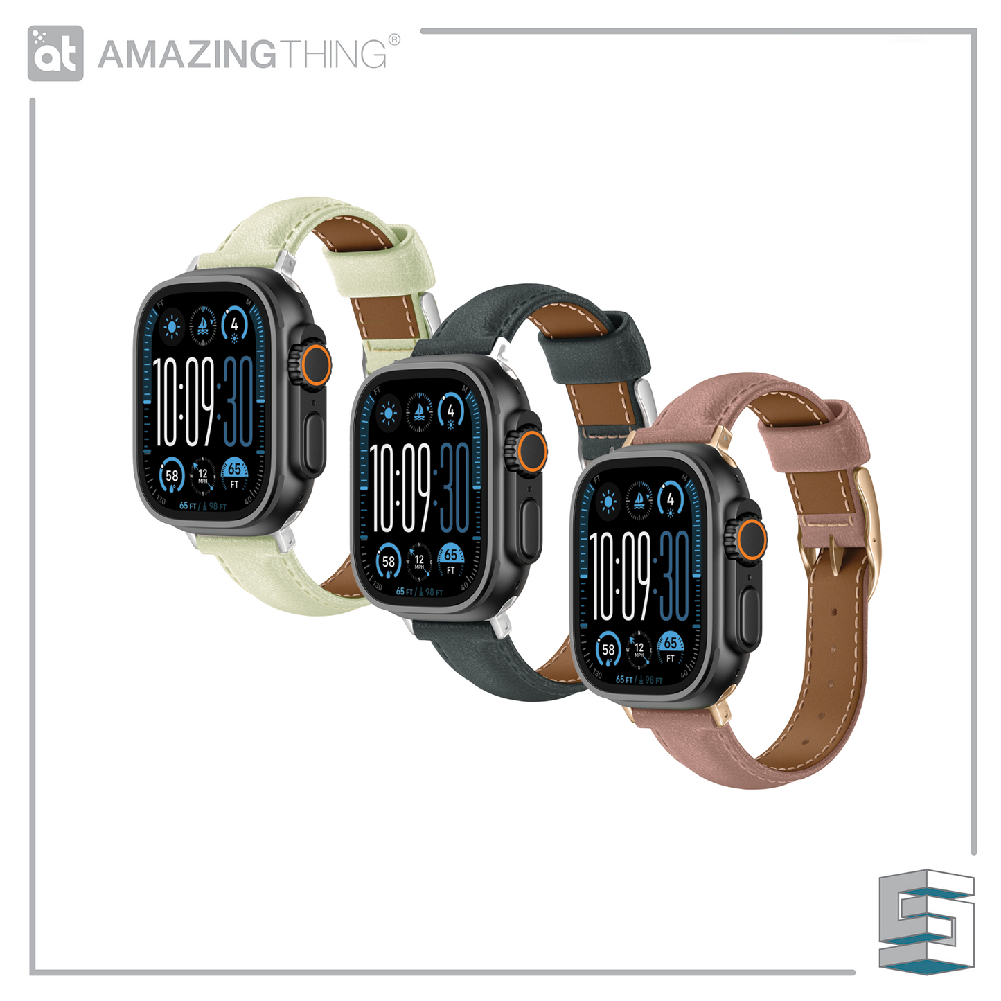 Apple Watch Strap - AMAZINGTHING Glamour Class Watch Band (49/46/45mm) Global Synergy Concepts