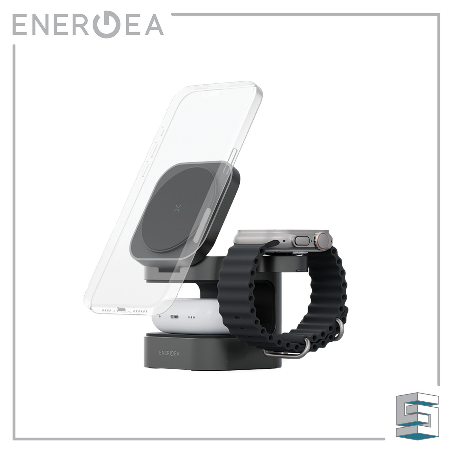 3-in-1 Wireless Charger - ENERGEA MagCube Global Synergy Concepts