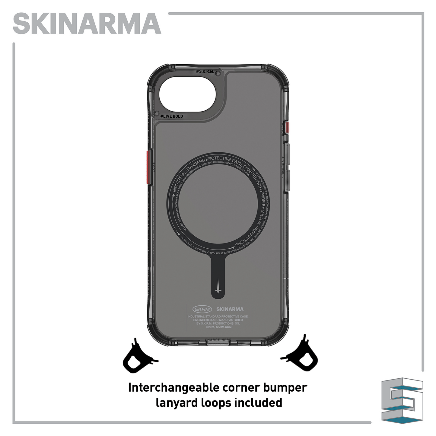 Case for Apple iPhone 16e - SKINARMA Saido MagCharge Global Synergy Concepts