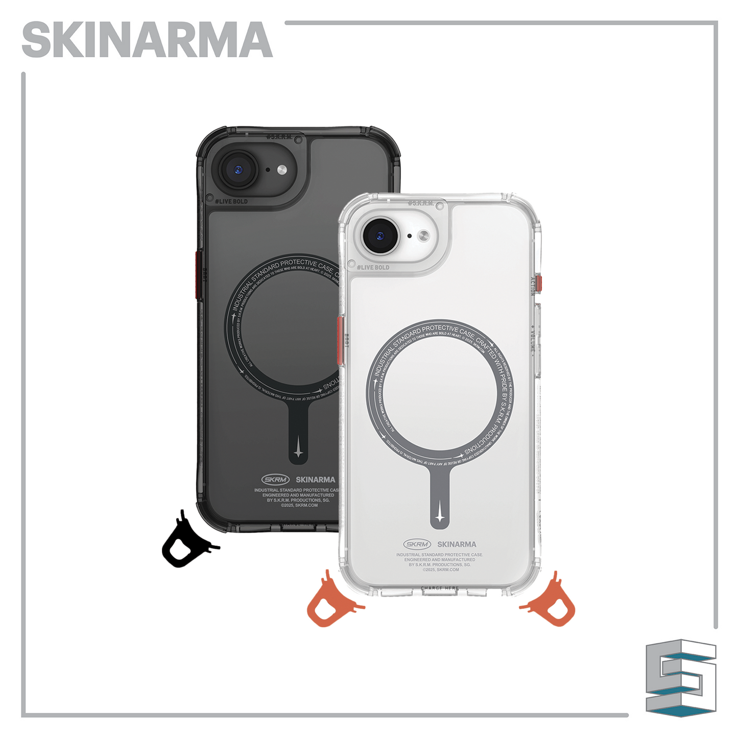 Case for Apple iPhone 16e - SKINARMA Saido MagCharge Global Synergy Concepts