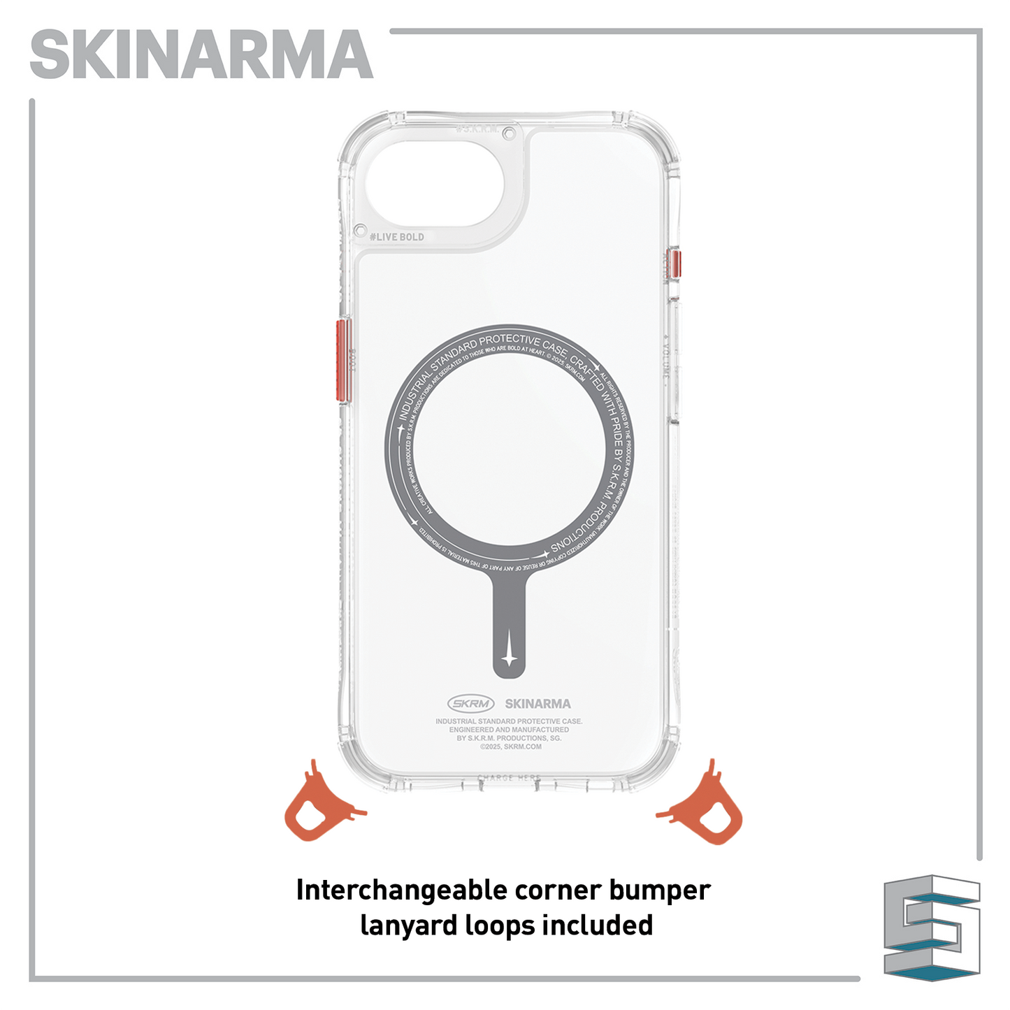 Case for Apple iPhone 16e - SKINARMA Saido MagCharge Global Synergy Concepts