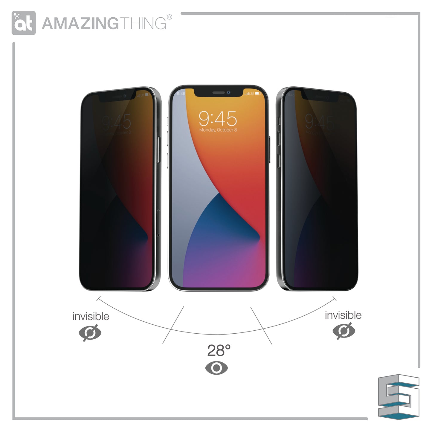 Tempered Glass for Apple iPhone 12 series β AMAZINGTHING SupremeGlass Dust Filter 2.75D Privacy Global Synergy Concepts