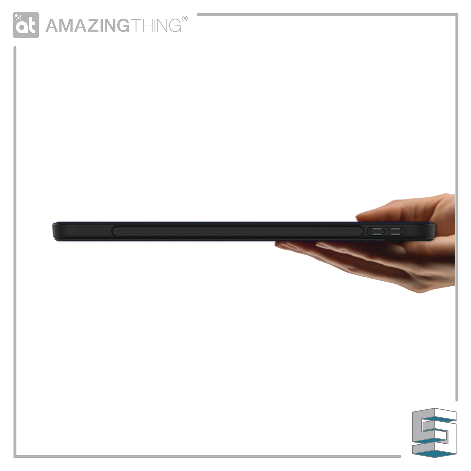 Case for Apple iPad Pro 12.9" (2020) - AMAZINGTHING Evolution (antimicrobial) Black Global Synergy Concepts