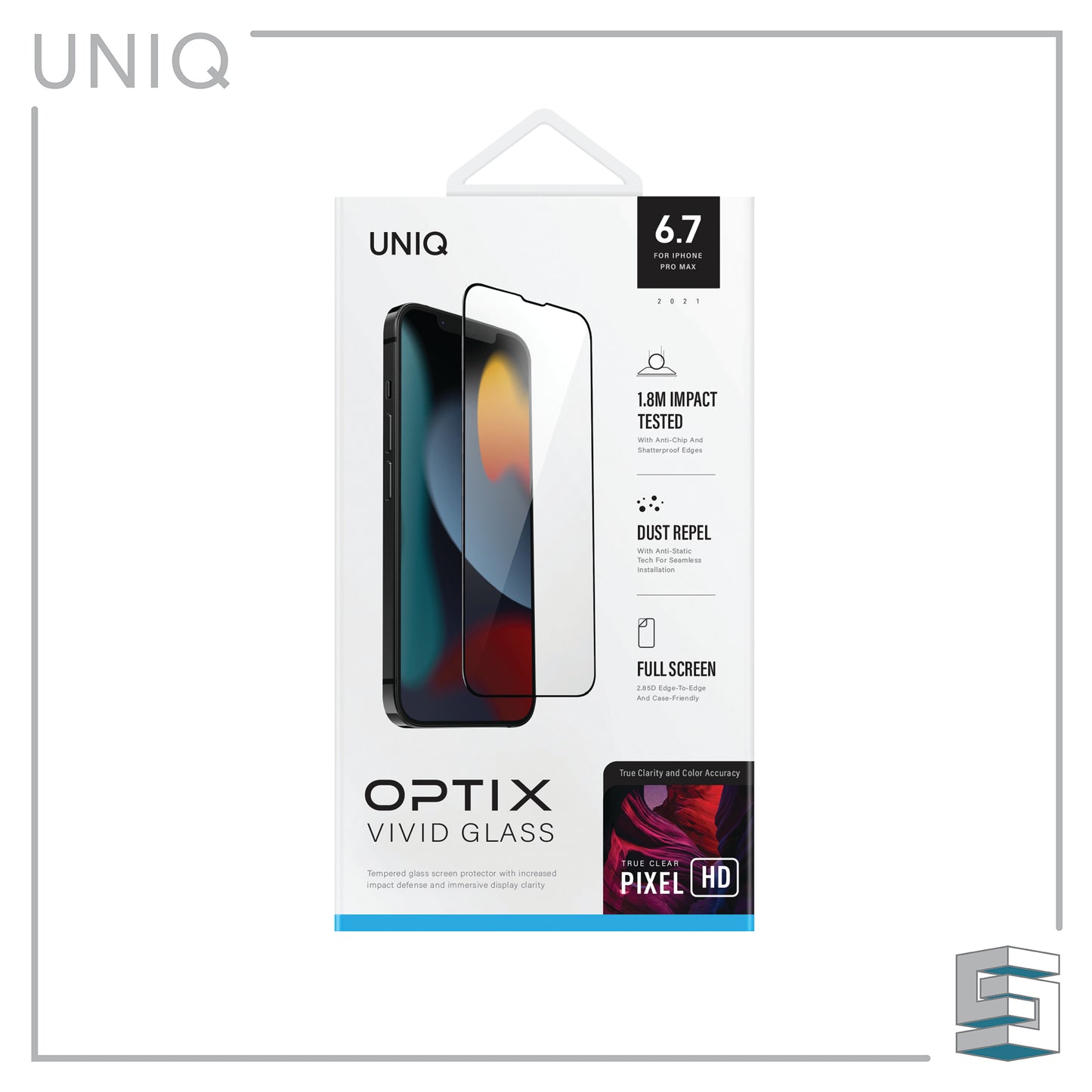 Tempered Glass for Apple iPhone 13 series β UNIQ Optix Vivid 2.85D Global Synergy Concepts