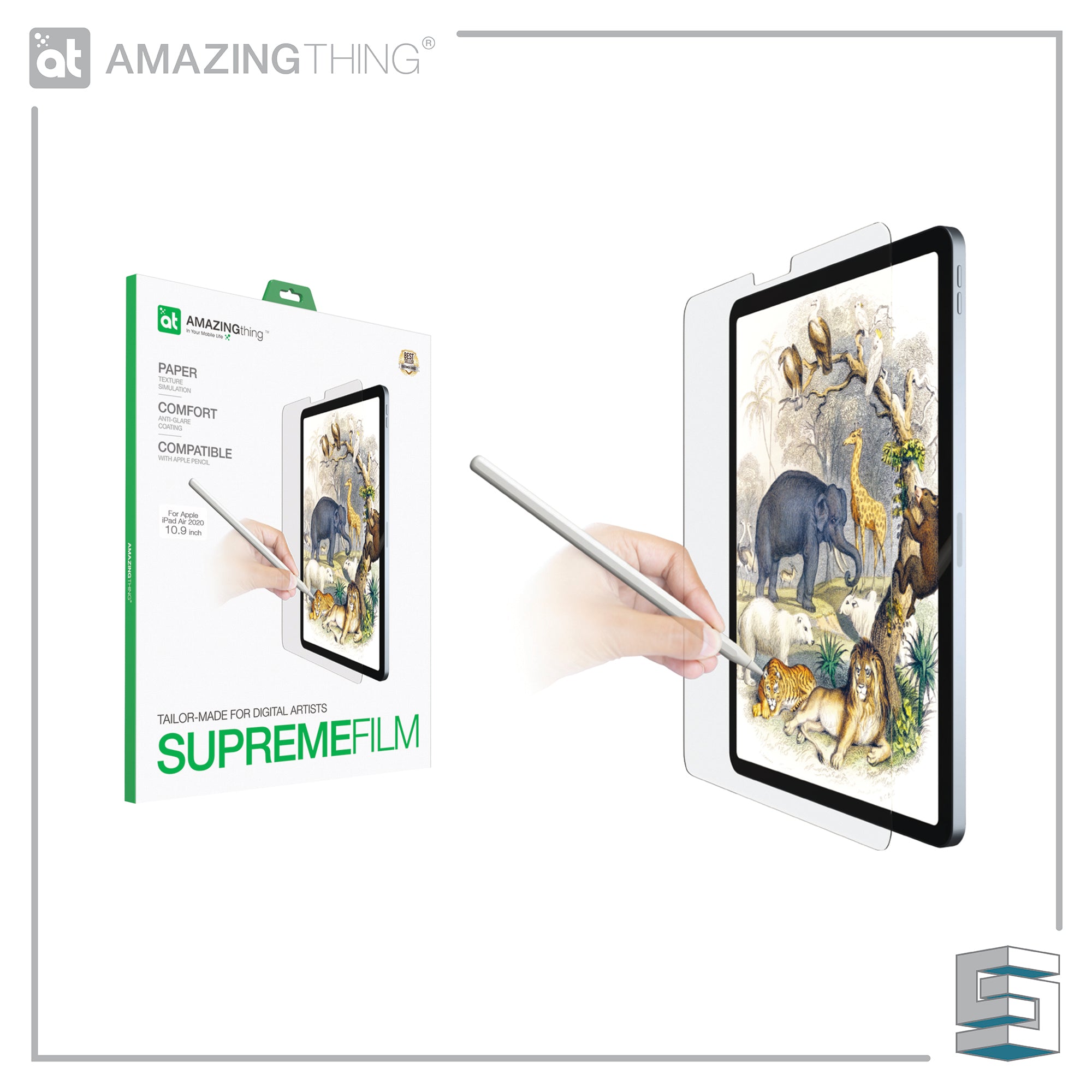 Amazingthing Supremefilm Paperlike Screen Protector for iPad Pro 12.9 (2020)