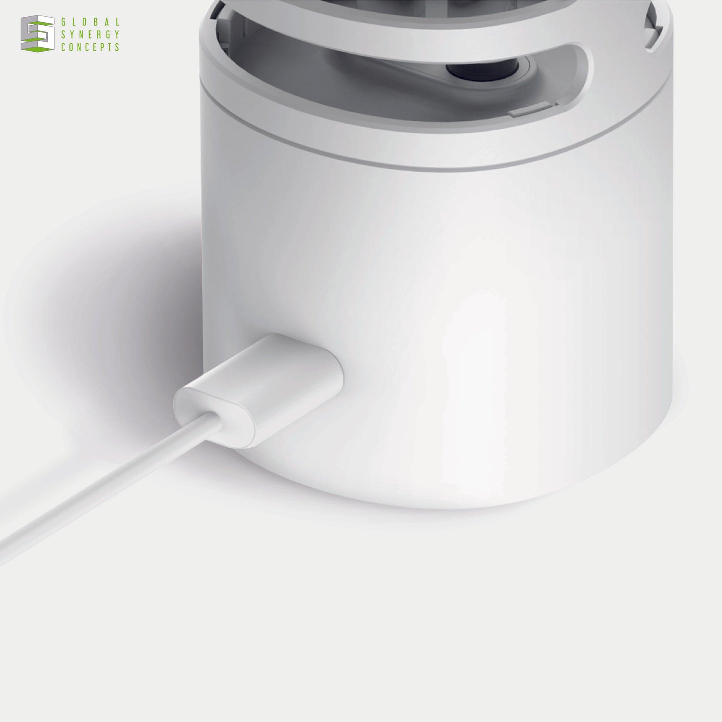 Portable 360° Germicidal Lamp UVC Ray + Ozone Air Disinfection - VANGUARD SmartCare Illumax (White) Global Synergy Concepts