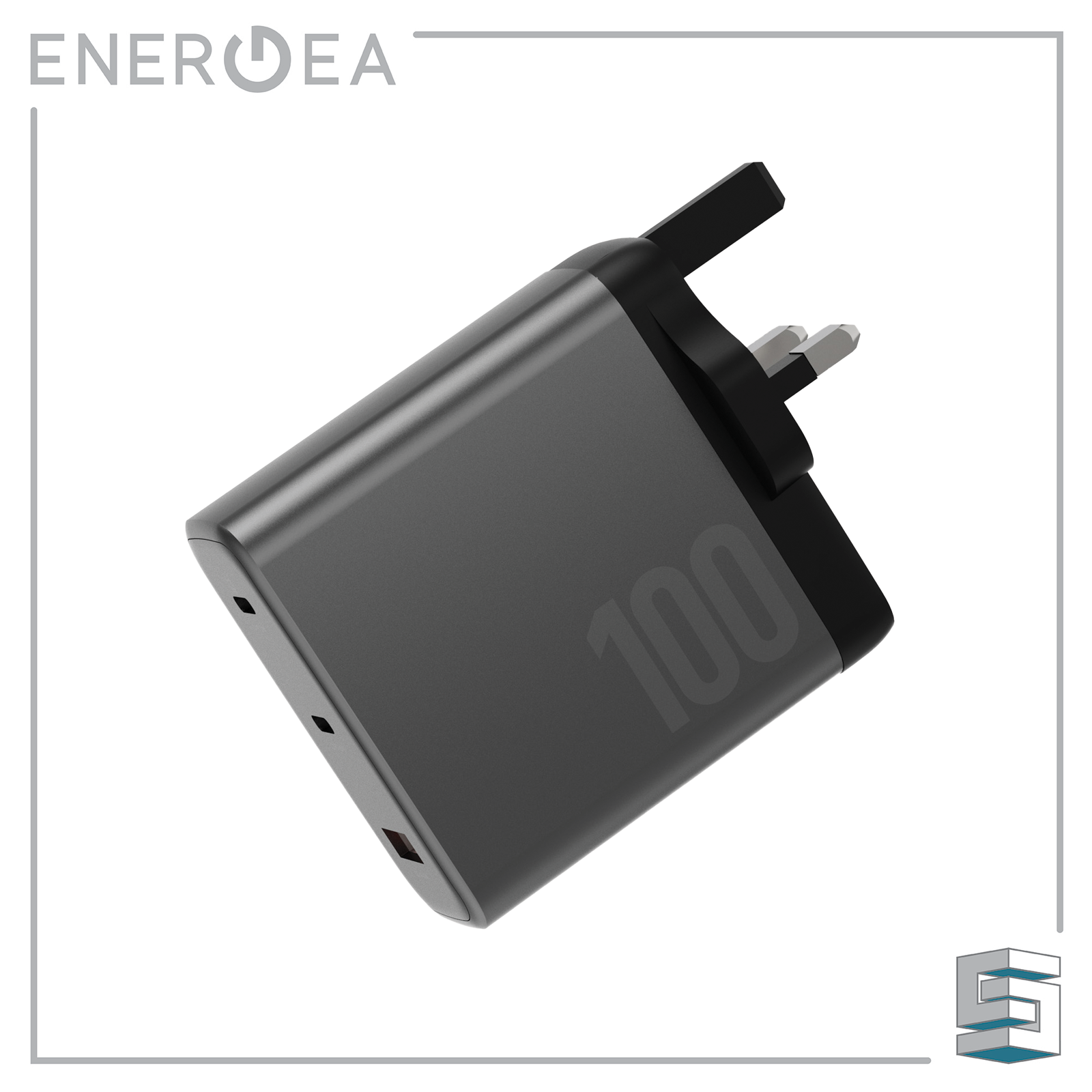 Wall Charger - ENERGEA AmpCharge GaN100 (2 USB-C & 1 USB-A) Global Synergy Concepts