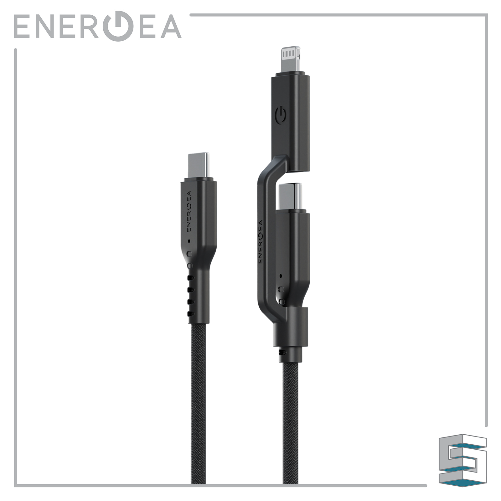 2-in-1 Cable - ENERGEA Flow Duo 2-in-1 CtoC + Lightning Cable Global Synergy Concepts