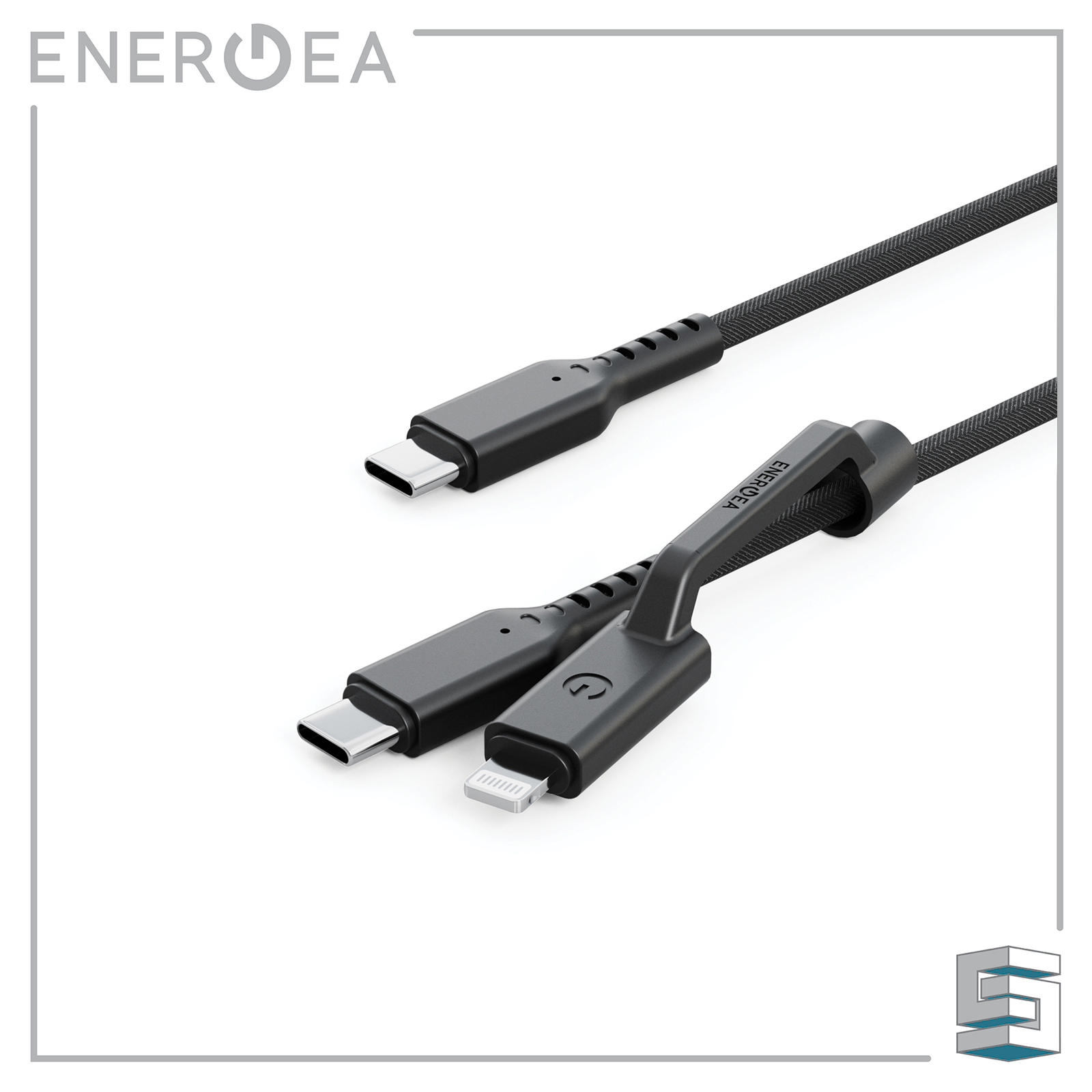 2-in-1 Cable - ENERGEA Flow Duo 2-in-1 CtoC + Lightning Cable Global Synergy Concepts