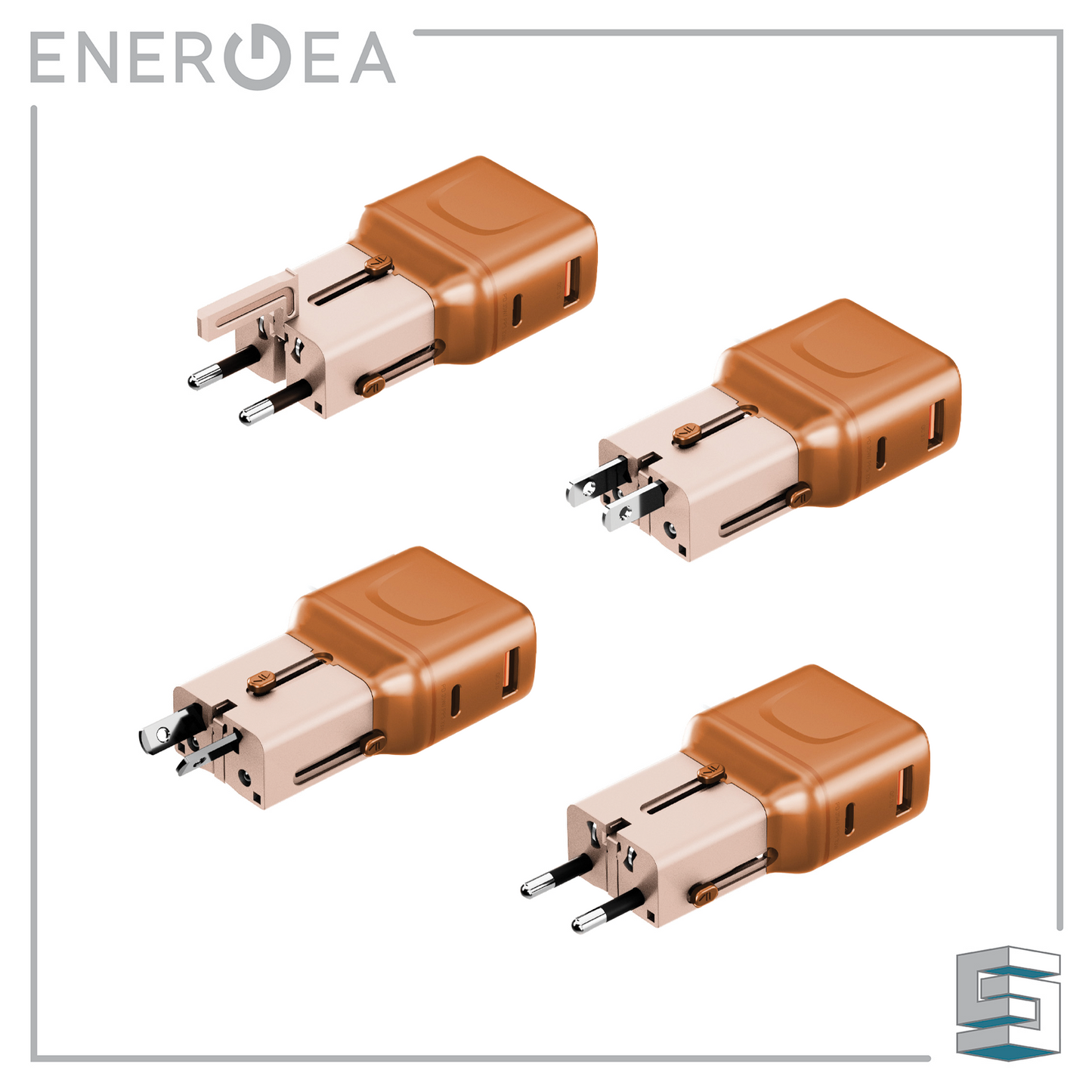 Universal Adapter - ENERGEA TravelGo Adapter 35 Global Synergy Concepts