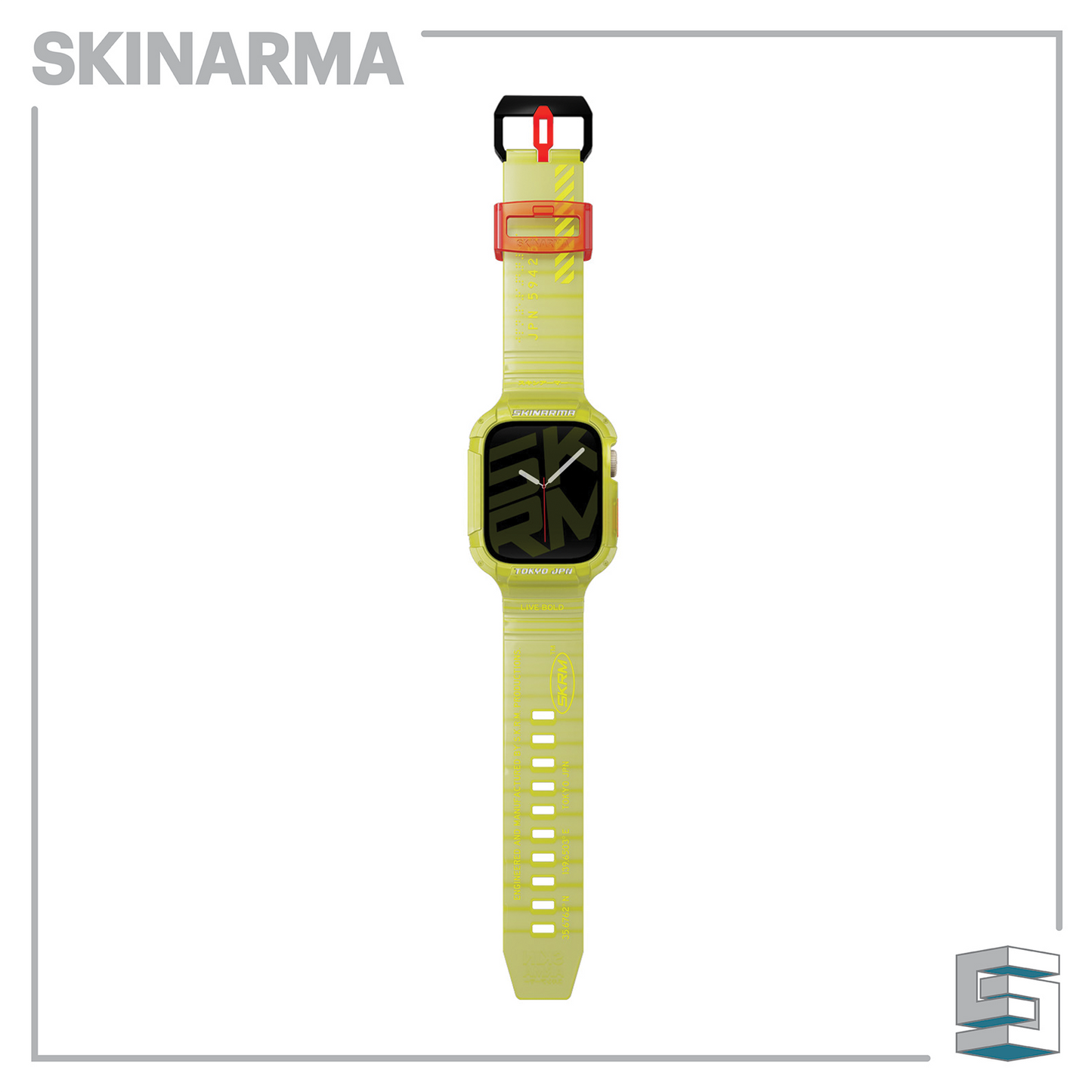 SKINARMA 2-IN-1 APPLE WATCH STRAP + CASE SAIDO 45/44 MM Global Synergy Concepts