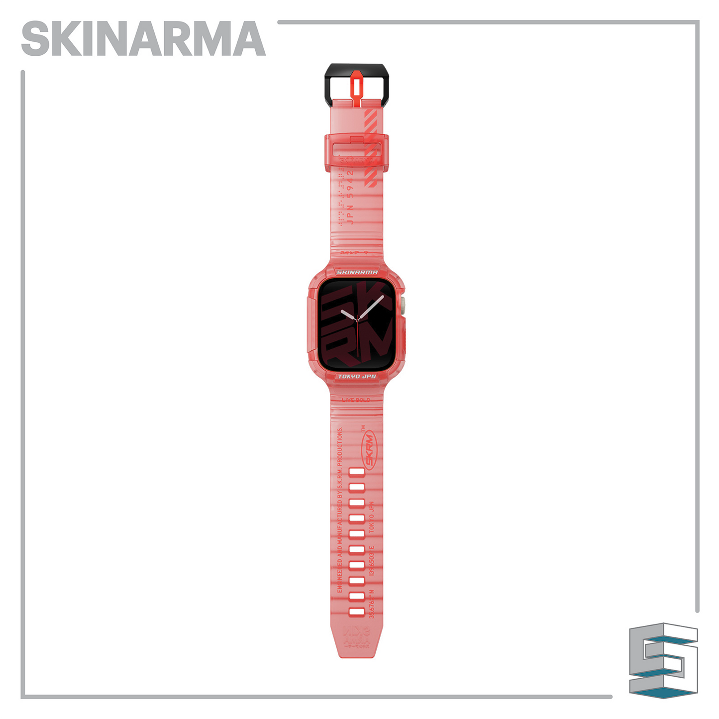 SKINARMA 2-IN-1 APPLE WATCH STRAP + CASE SAIDO 45/44 MM Global Synergy Concepts