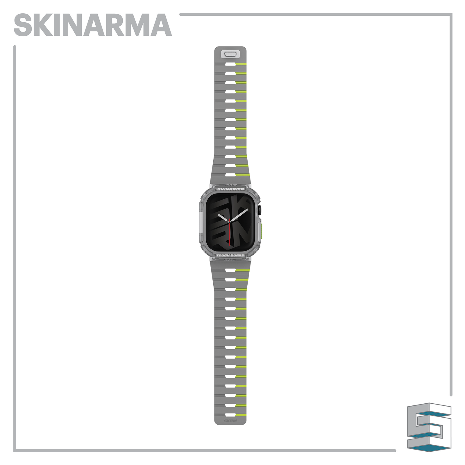 Strap + Case set for Apple Watch - SKINARMA Gemini + Atom (NITEGLOW) Global Synergy Concepts