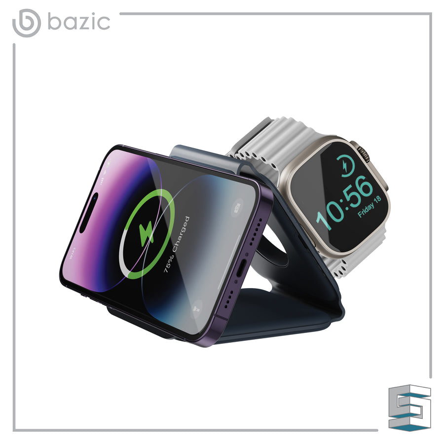 Foldable wireless charger - Bazic by ENERGEA GoMag Trio Plus Global Synergy Concepts