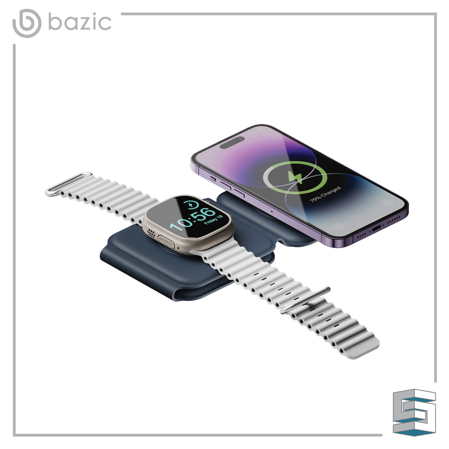 Foldable wireless charger - Bazic by ENERGEA GoMag Trio Plus Global Synergy Concepts