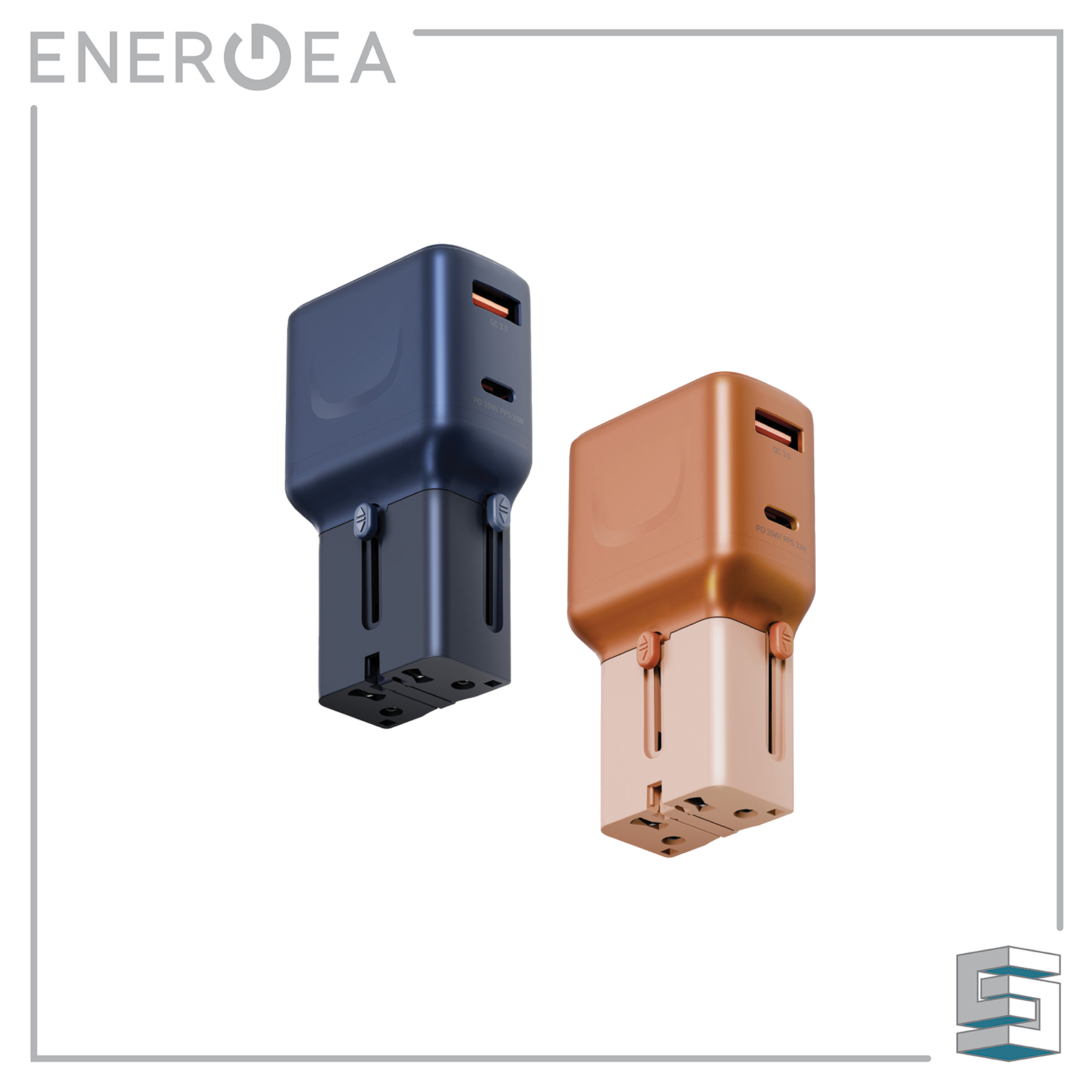 Universal Adapter - ENERGEA TravelGo Adapter 35 Global Synergy Concepts