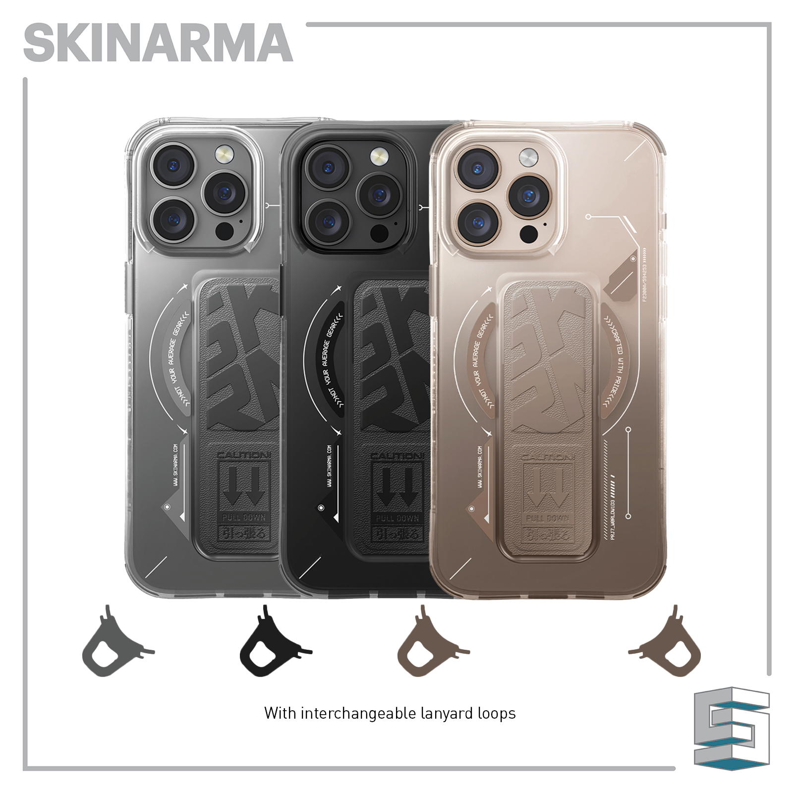 Case for Apple iPhone 16 series - SKINARMA Helio Global Synergy Concepts