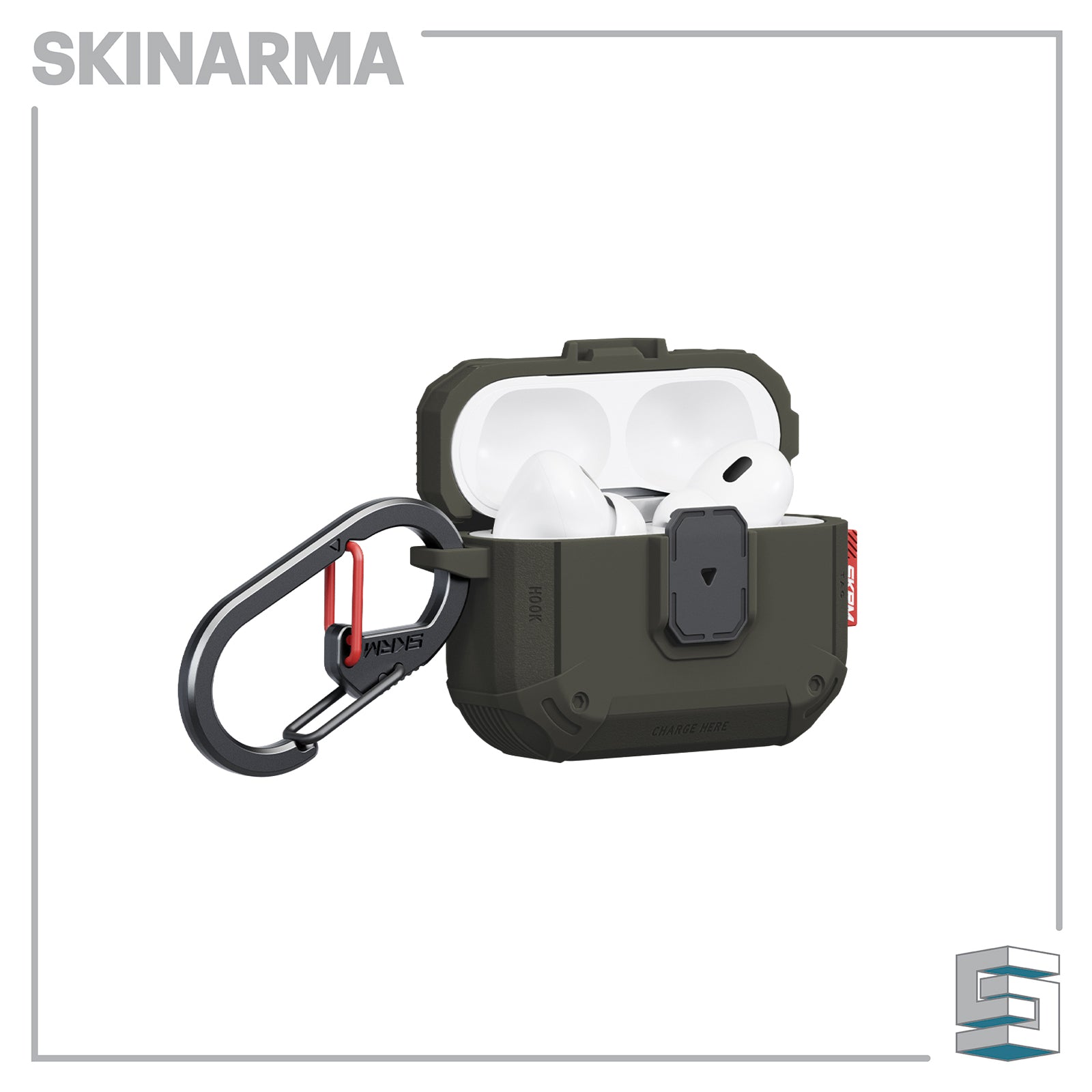 Case for Apple AirPods Pro 3 - SKINARMA Mecha LE Global Synergy Concepts