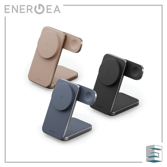 3-In-1 Wireless Charging Stand - ENERGEA MagTrio Plus (Qi2 certified) Global Synergy Concepts