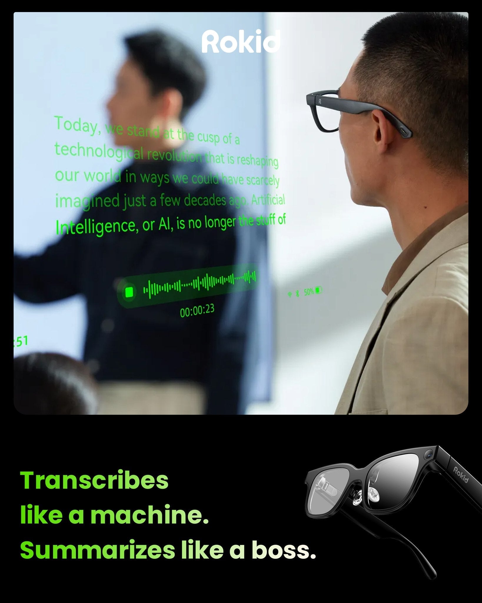 [PREORDER ONLY] AI Glasses - ROKID Glasses Global Synergy Concepts