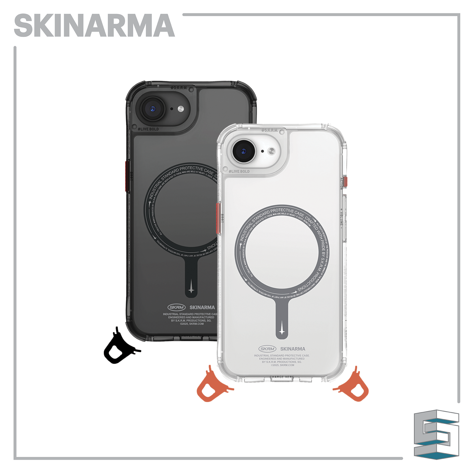 Case for Apple iPhone 16e - SKINARMA Saido MagCharge Global Synergy Concepts