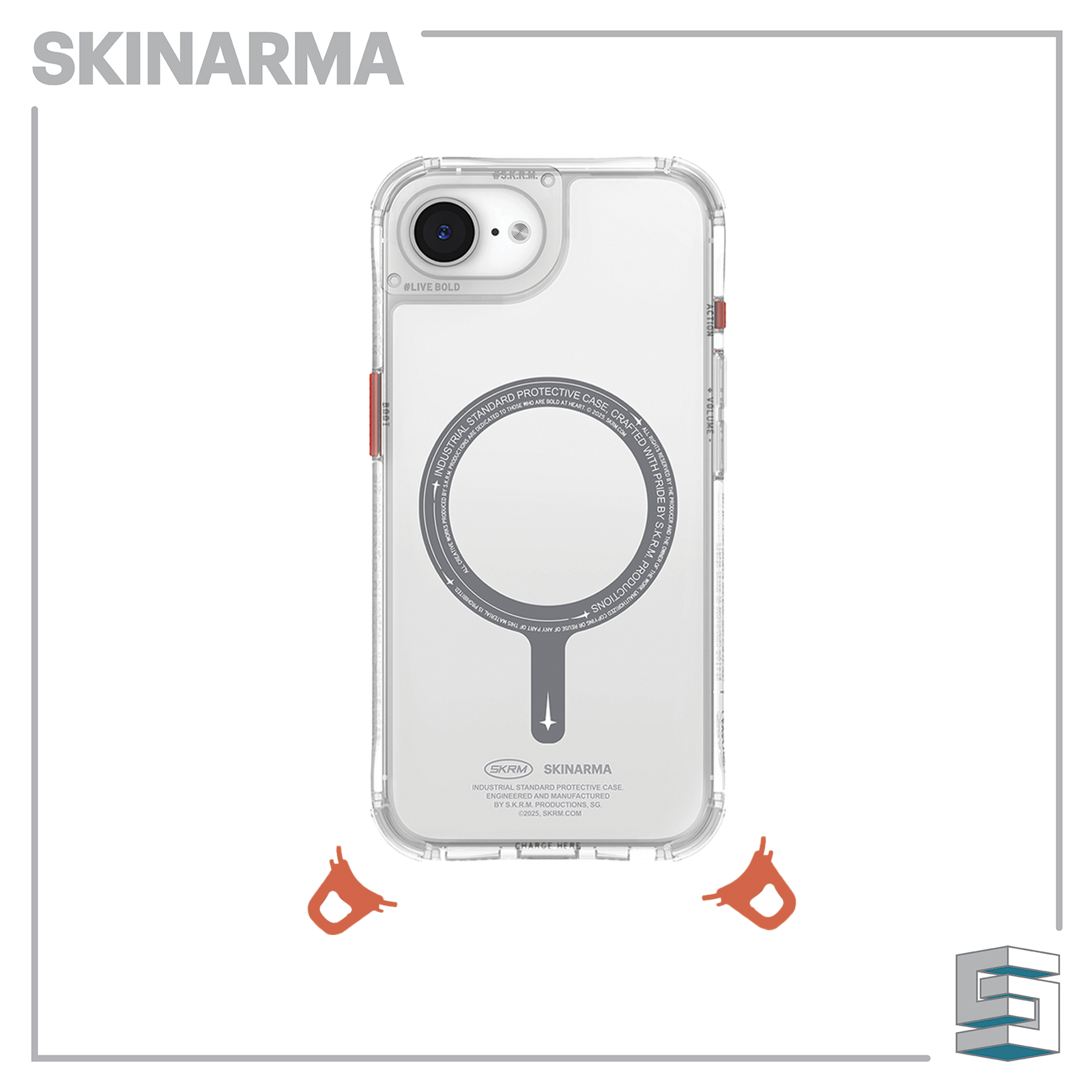 Case for Apple iPhone 16e - SKINARMA Saido MagCharge Global Synergy Concepts