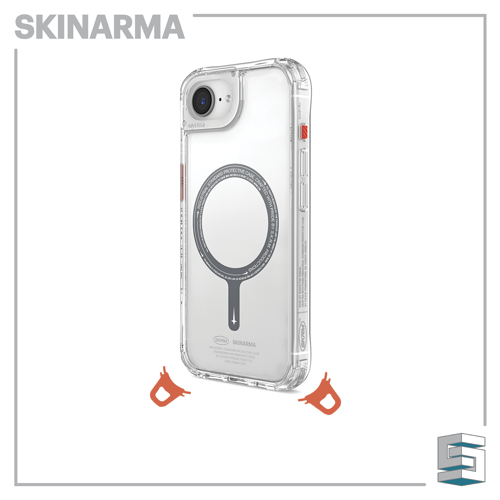 Case for Apple iPhone 16e - SKINARMA Saido MagCharge Global Synergy Concepts