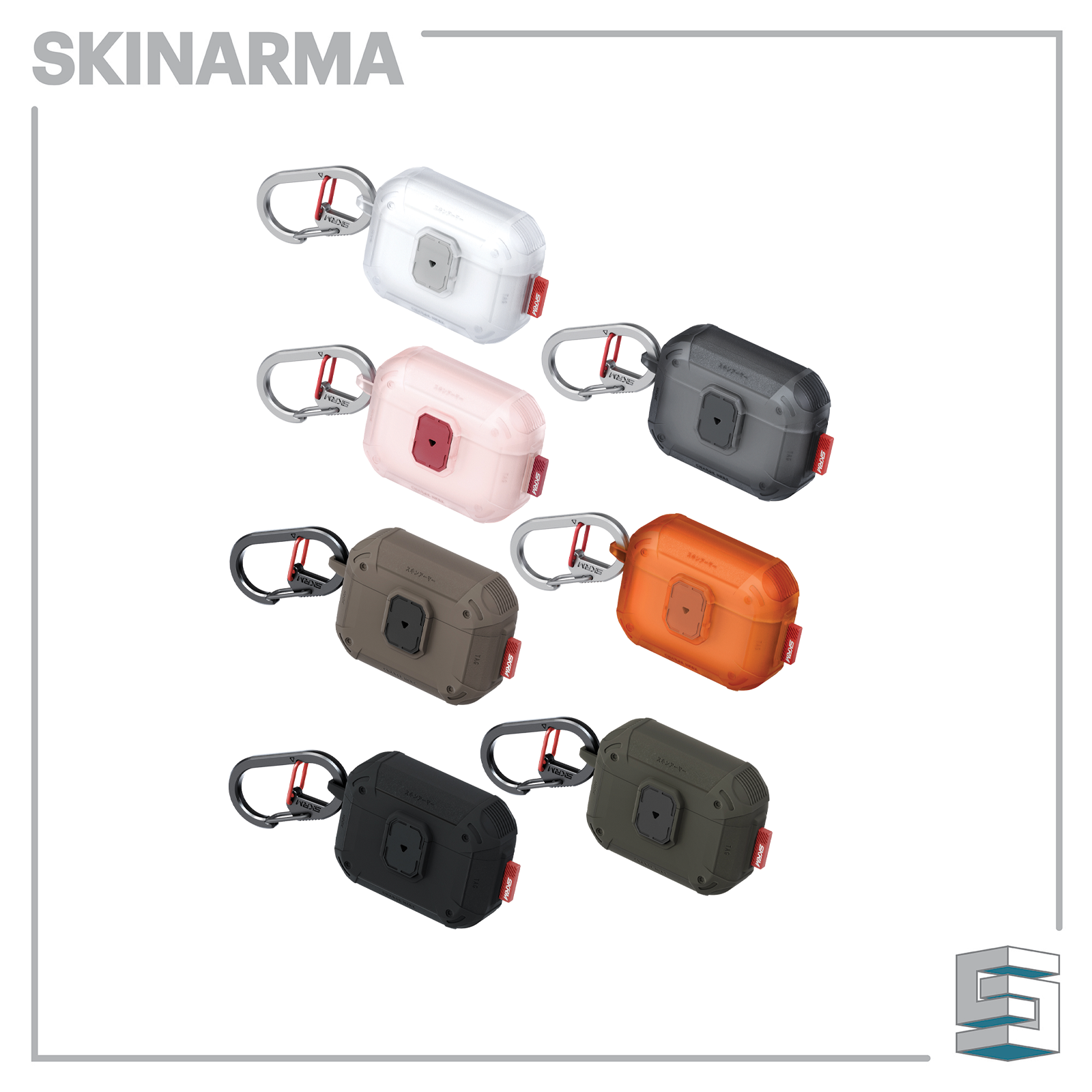 Case for Apple AirPods Pro 3 - SKINARMA Mecha LE Global Synergy Concepts