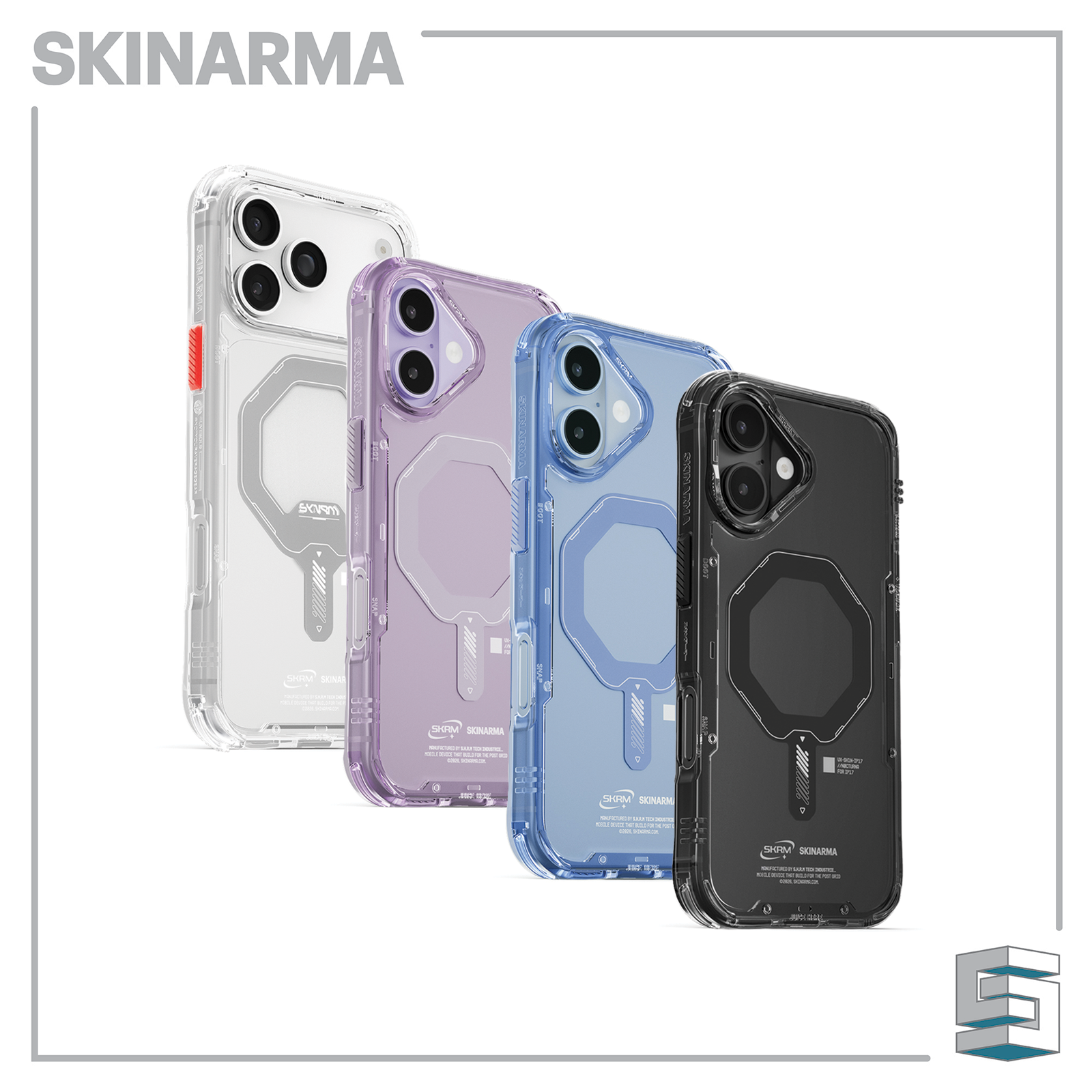 Case for Apple iPhone 17 series - SKINARMA Saido Magcharge Global Synergy Concepts