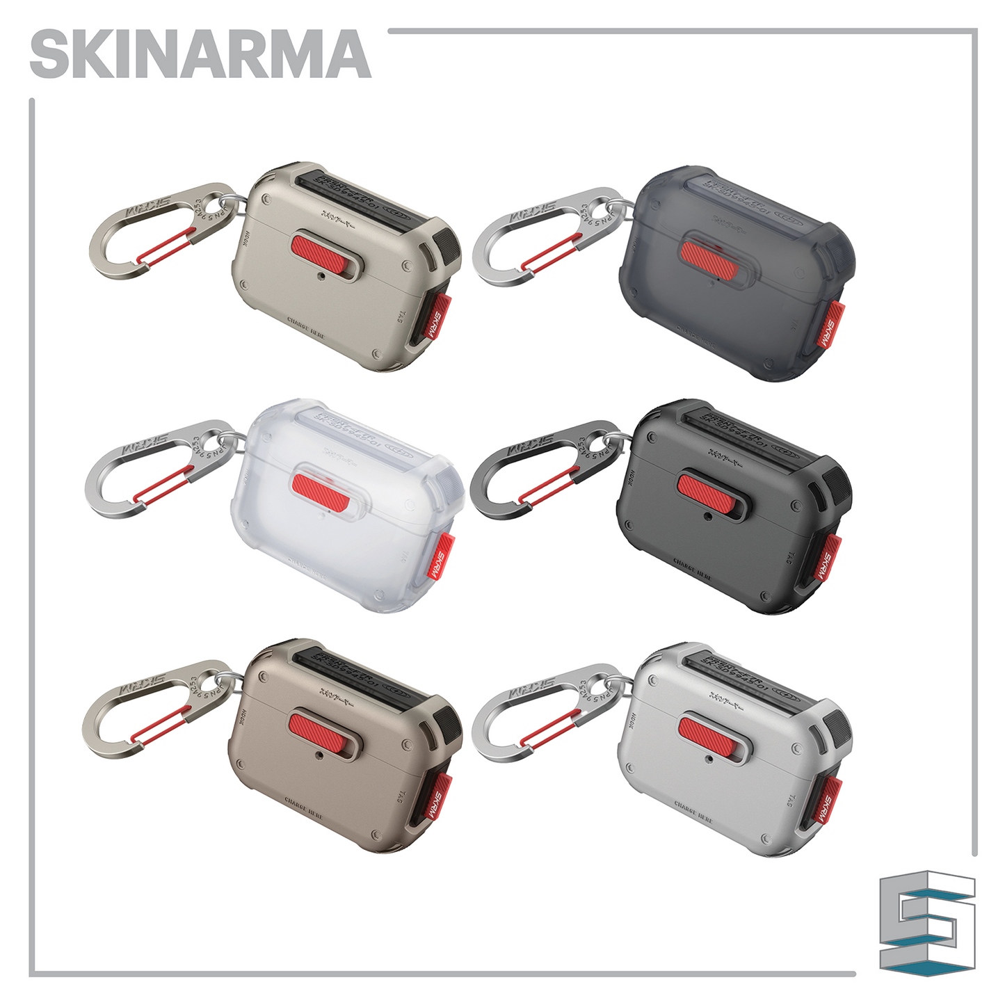 Case for Apple AirPods Pro 2 - SKINARMA Mecha Global Synergy Concepts