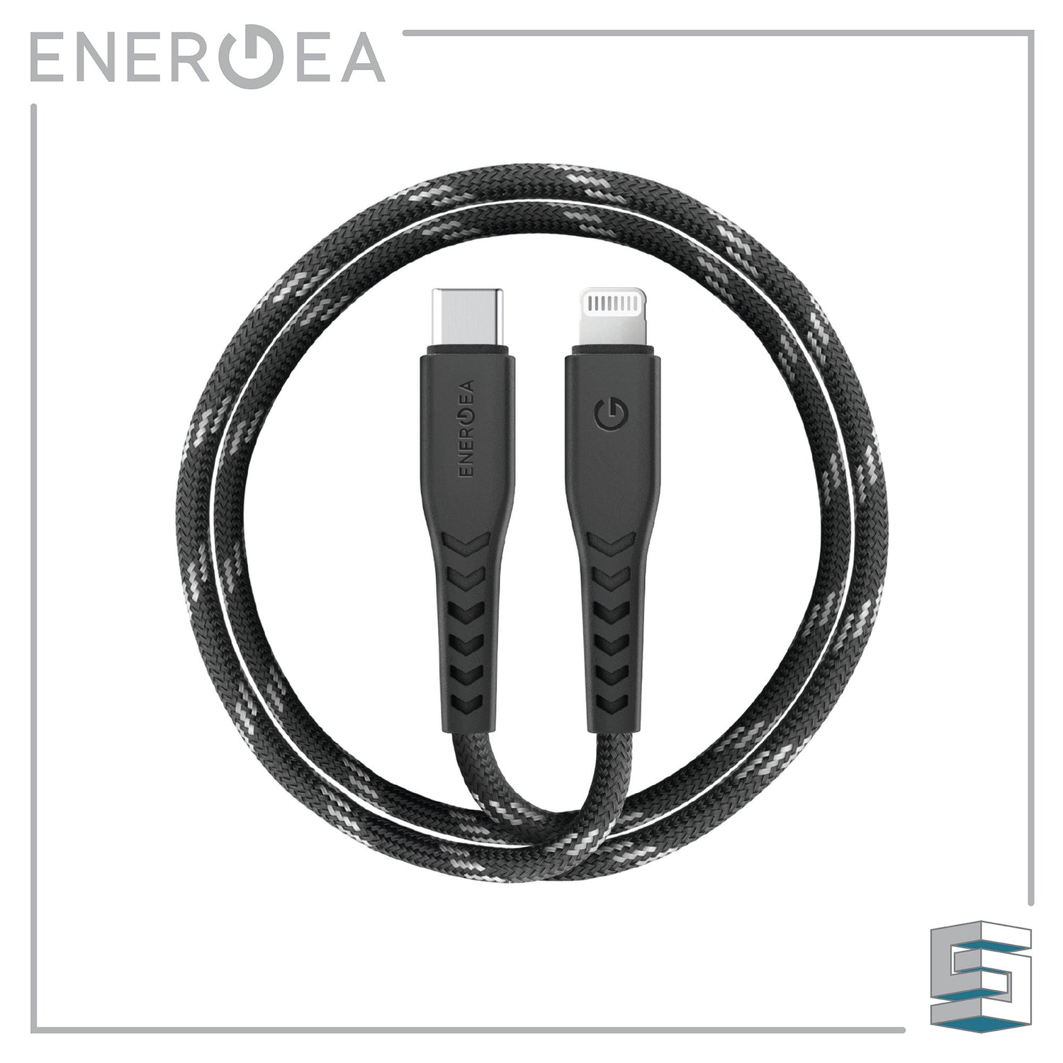 Charge & Sync C to Lightning Cable - ENERGEA NyloFlex MFI 1.5M Global Synergy Concepts