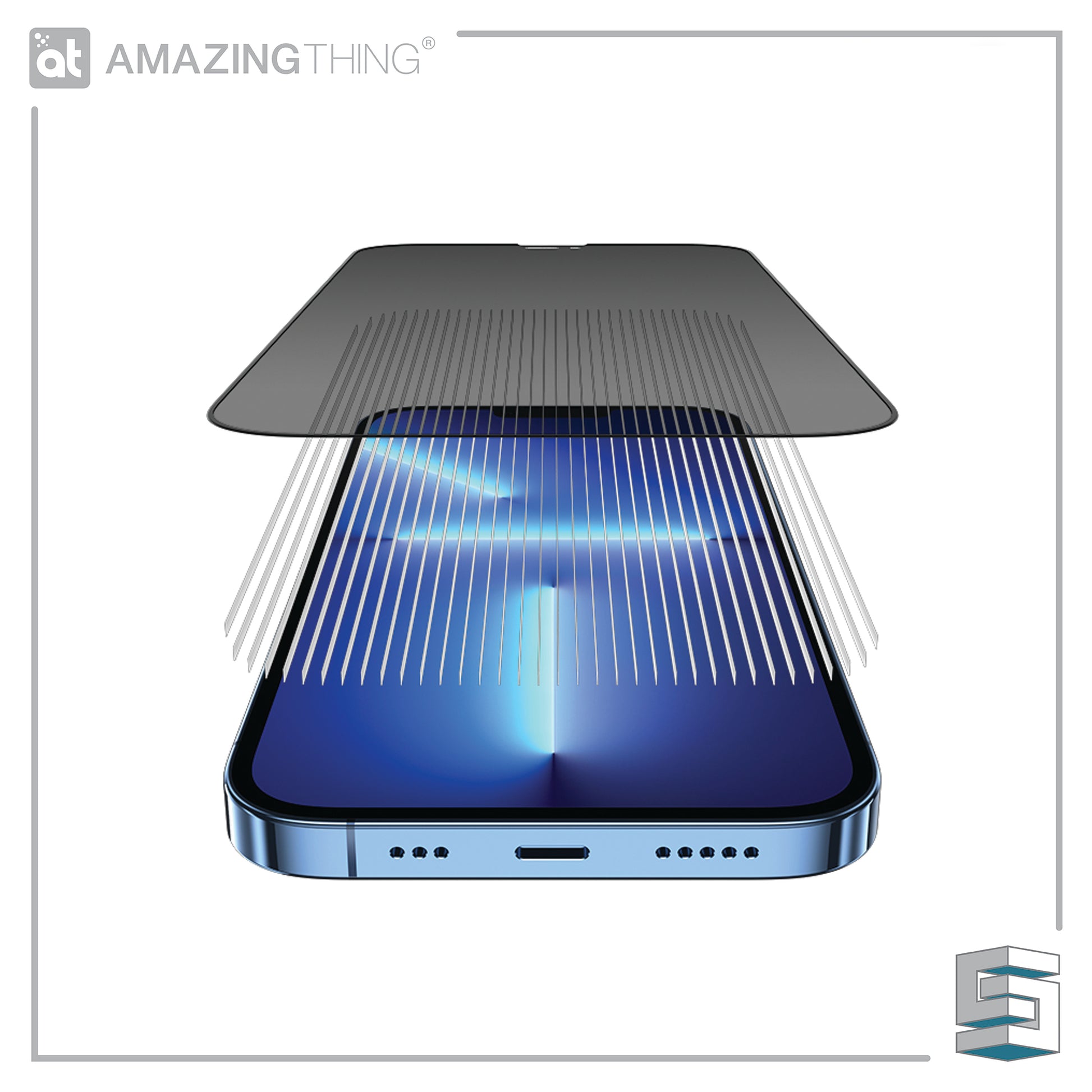 Tempered Glass for Apple iPhone 14 series - AMAZINGTHING RADIX SupremeGlass 2.75D 0.3mm Privacy Full Glass Global Synergy Concepts