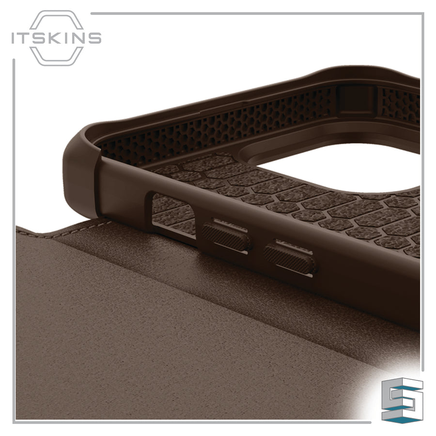 Case for Apple iPhone 13 series – ITSKINS Hybrid // Folio (Leather) Global Synergy Concepts