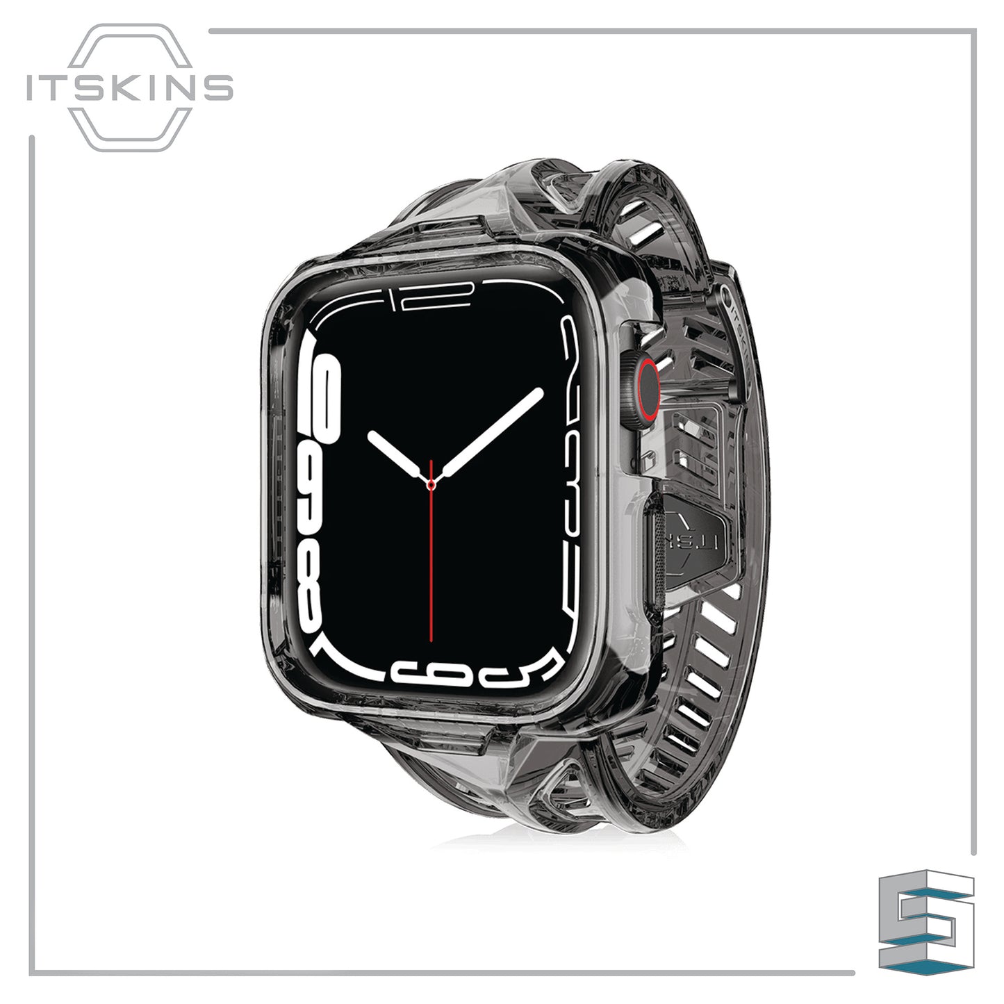 Case for Apple Watch Series SE/4/5/6/7/8 - ITSKINS Spectrum // Clear Combo (Strap + Case) Global Synergy Concepts
