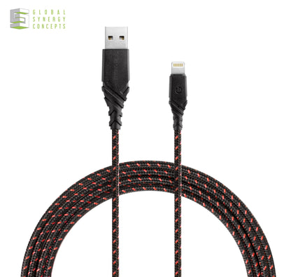 Charge & Sync Lightning Cable - ENERGEA Duraglitz MFI 1.5M Global Synergy Concepts