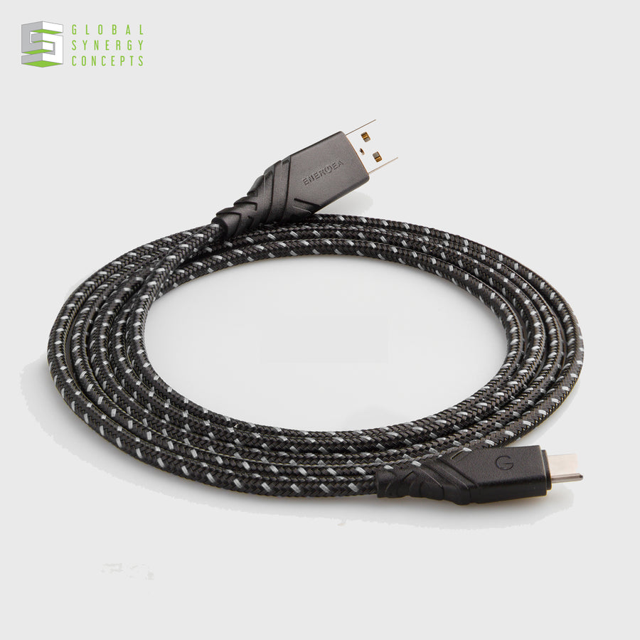 Charge & Sync 2.0 USB-C to USB-A Cable - ENERGEA Duraglitz 3m Global Synergy Concepts