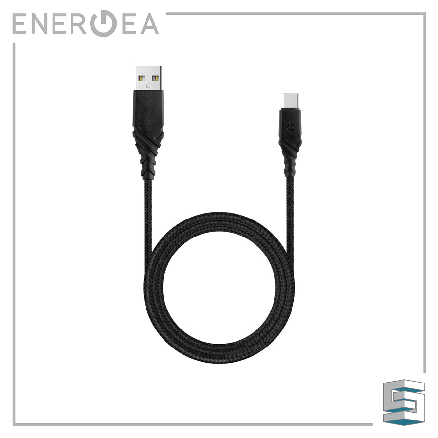 Charge & Sync 2.0 USB-A to USB-C 5A Cable - ENERGEA DuraGlitz 1.5m (antimicrobial) Global Synergy Concepts
