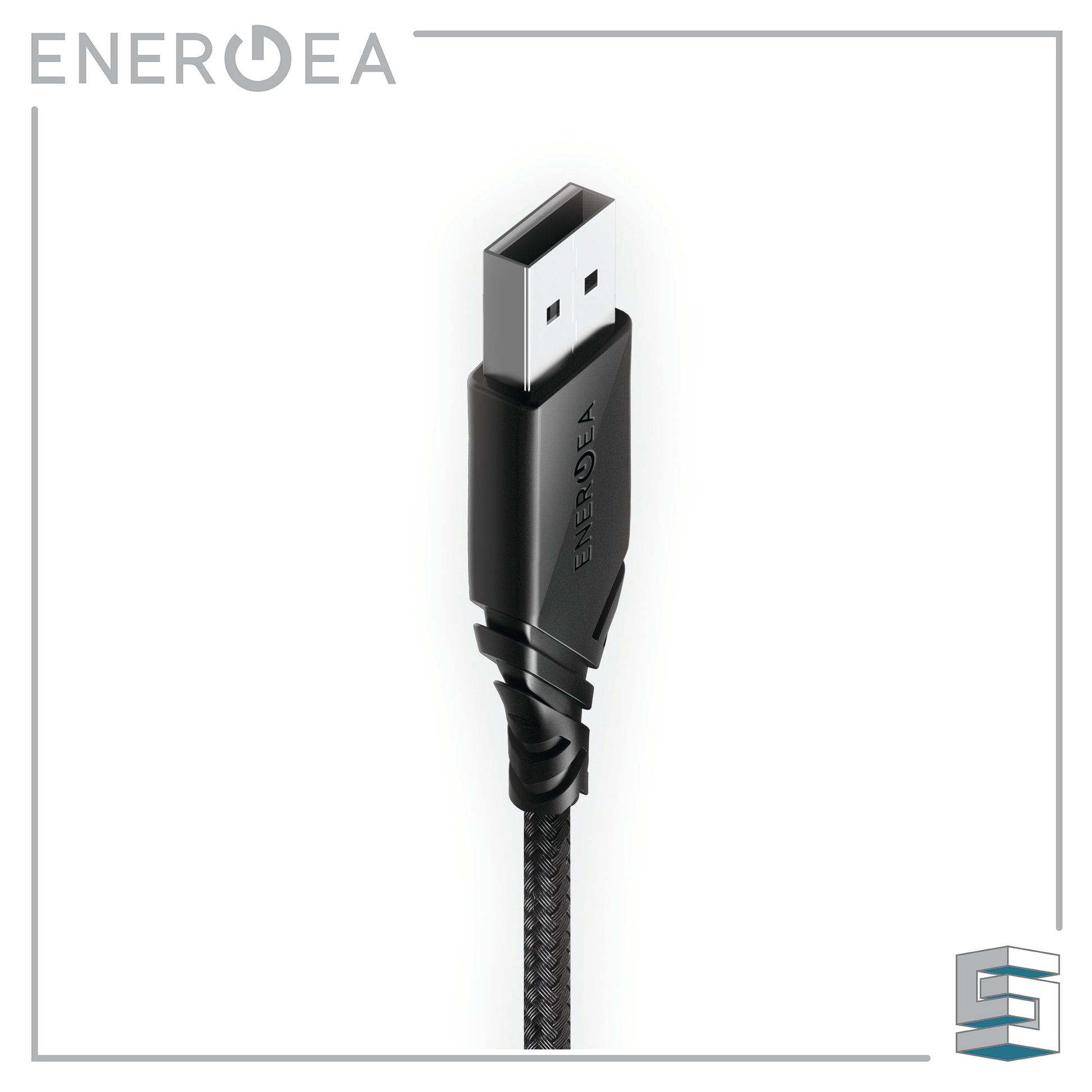 Charge & Sync 2.0 USB-A to USB-C 5A Cable - ENERGEA DuraGlitz 1.5m (antimicrobial) Global Synergy Concepts