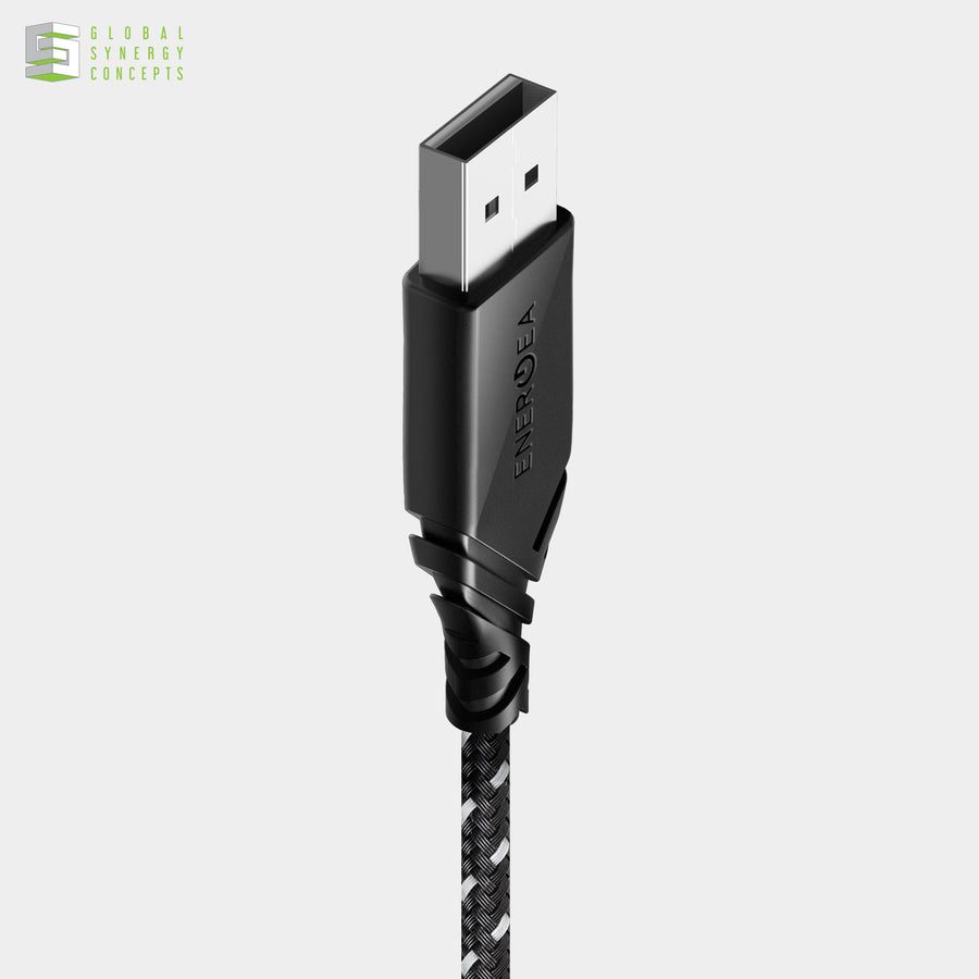 Charge & Sync 2.4A USB-A to Lightning Cable - ENERGEA Duraglitz MFI 3m Global Synergy Concepts