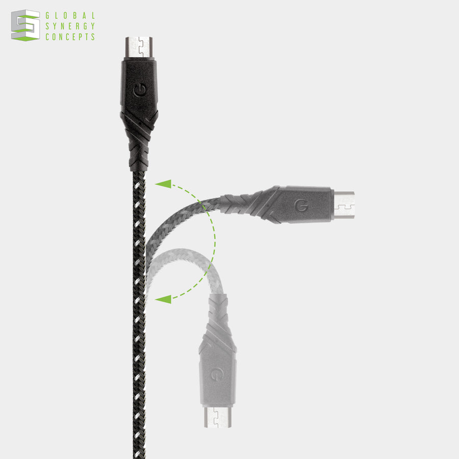 Charge & Sync Micro-USB Cable - ENERGEA Duraglitz 3m Global Synergy Concepts