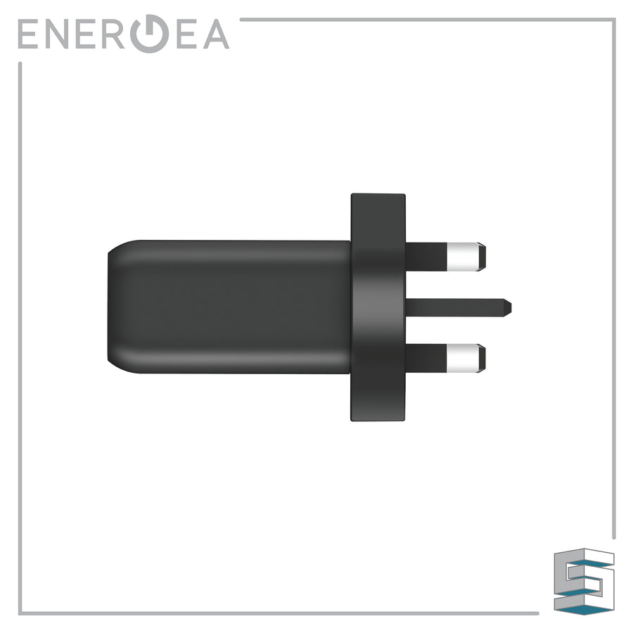 Wall Charger - ENERGEA AmpCharge GaN65 Dual USB-C + USB-A PD/PPS/QC3.0 Global Synergy Concepts