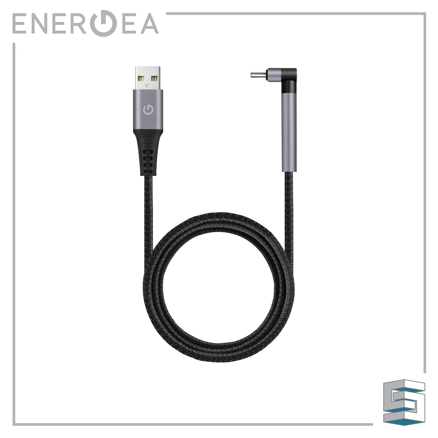 Charge & Sync USB-A to Lightning Video Cable - ENERGEA AluTough Edge MFI 1.5m (antimicrobial) Global Synergy Concepts