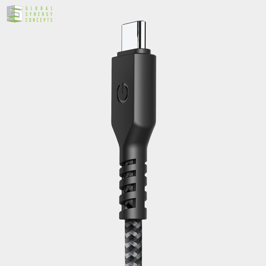 Charge & Sync 2.0 USB-C to USB-A 5A Cable - ENERGEA FibraTough 1.5m (Huawei Super Charge) Global Synergy Concepts