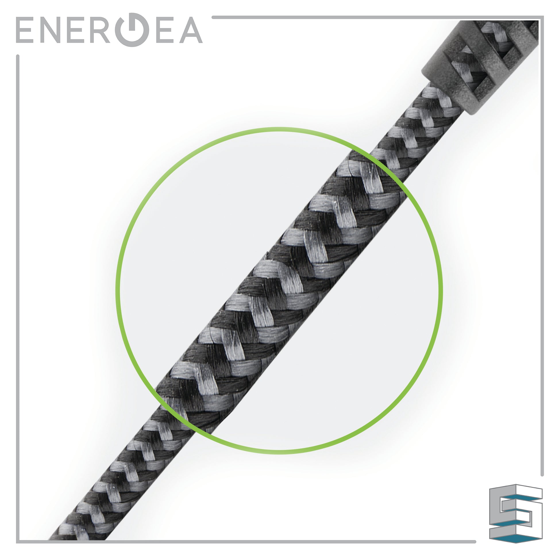 Charge & Sync 2.0 USB-C to USB-A 5A Cable - ENERGEA FibraTough 1.5m Global Synergy Concepts