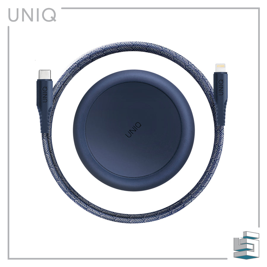 Charge & Sync USB-C to Lightning Cable with Smart Cable Organiser - UNIQ Halo 1.2m Global Synergy Concepts